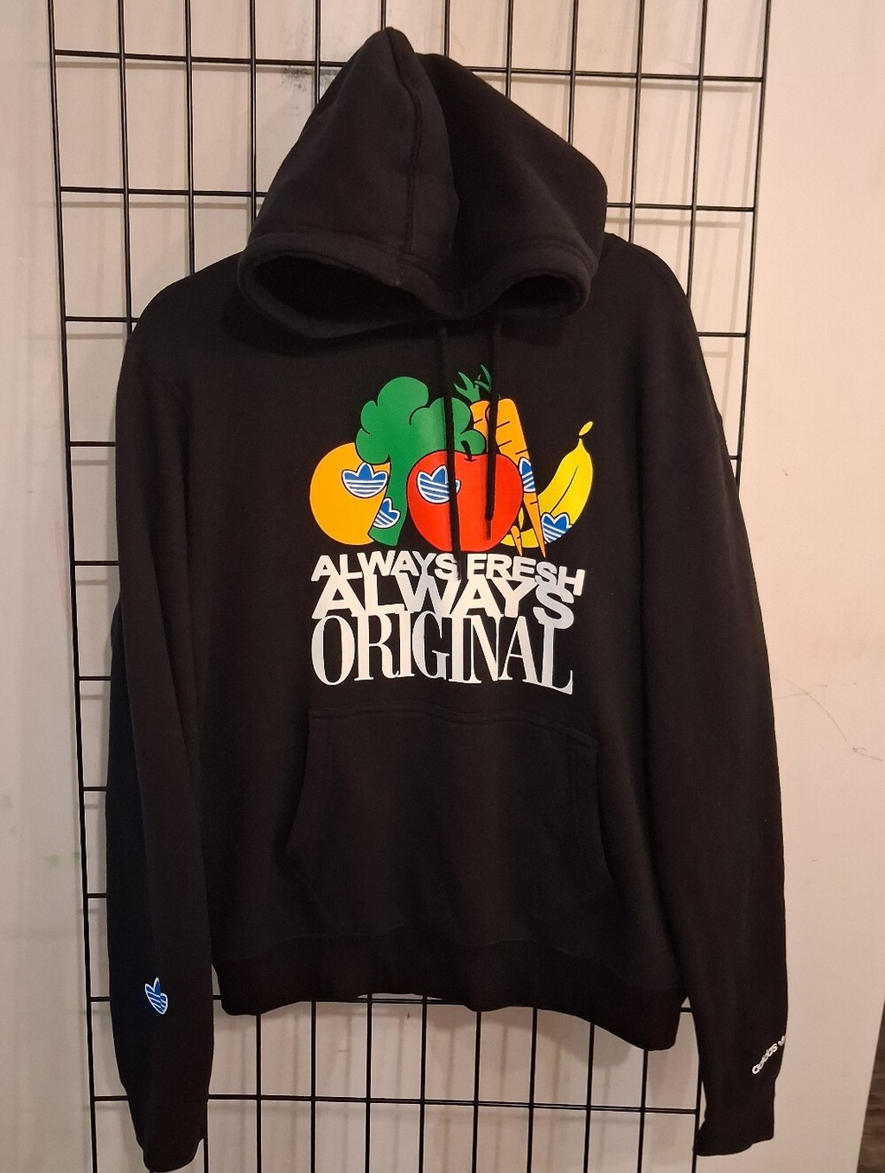 Adidas "Always Fresh Always Original" Black Fleece Hoodie